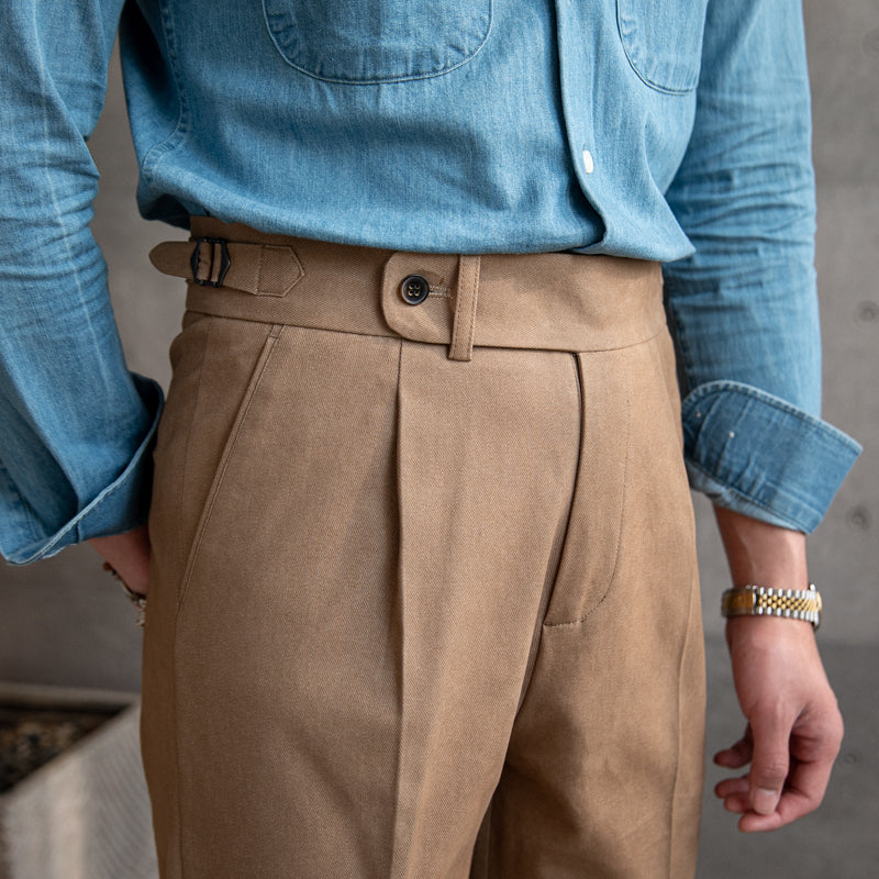 Palma Cotton Twill Trousers