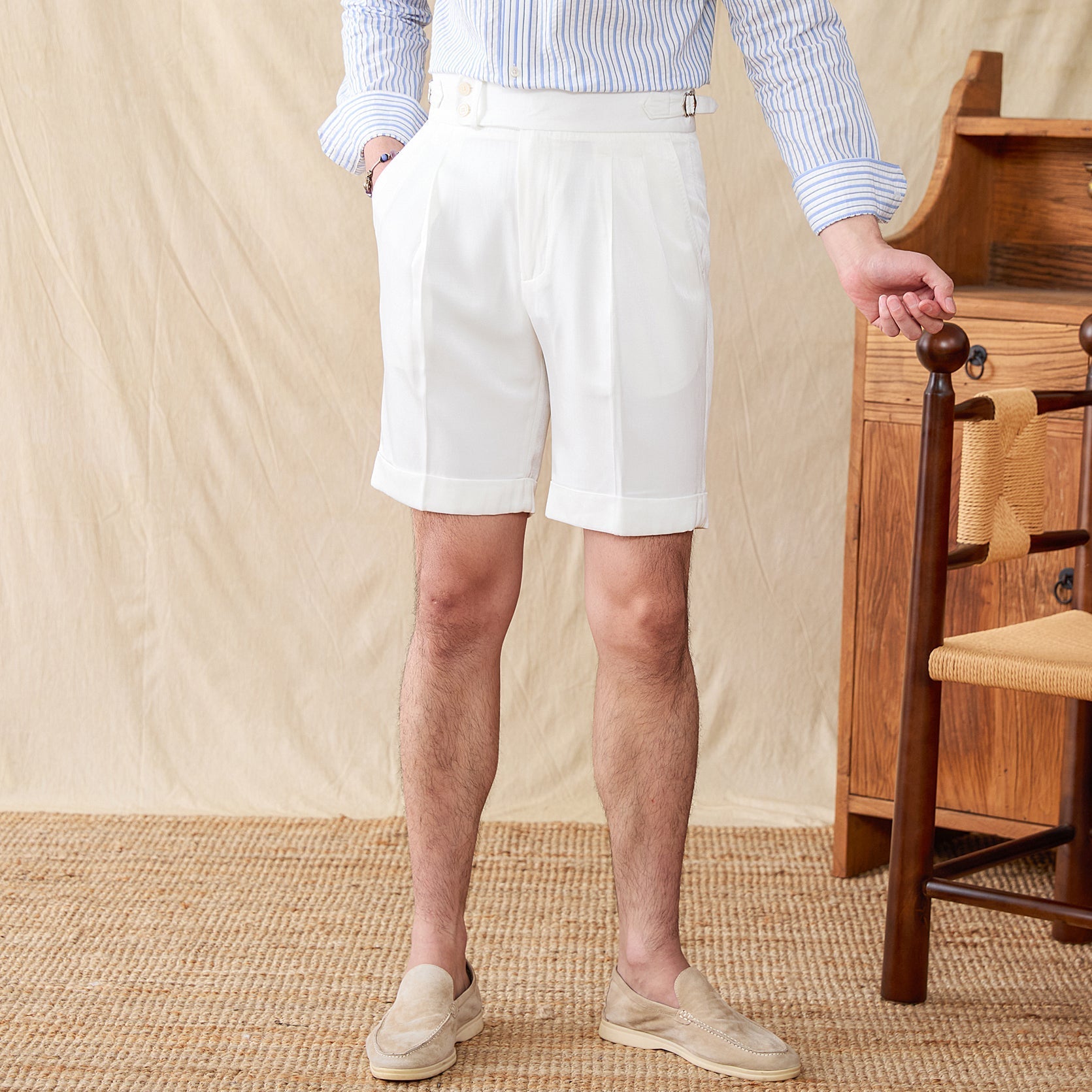 Saville Cotton Shorts