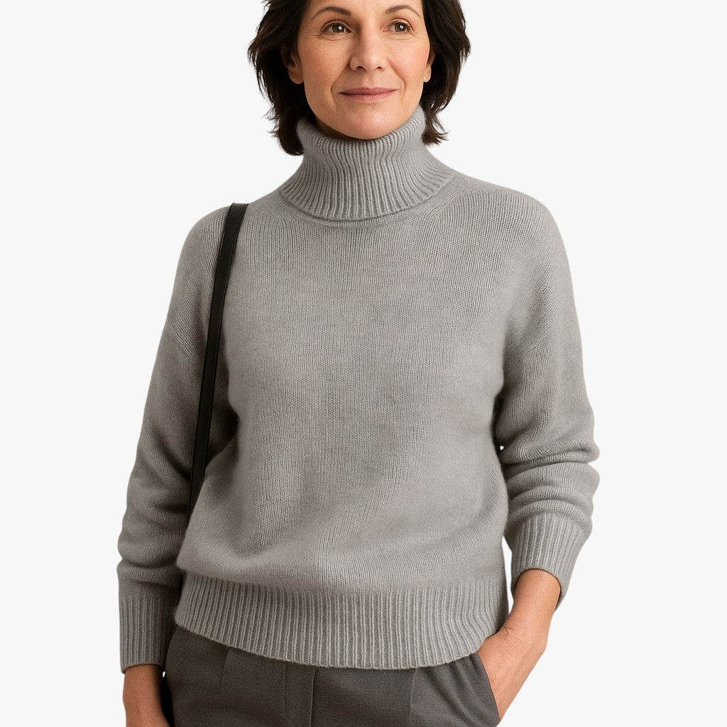 Damski golf sweter