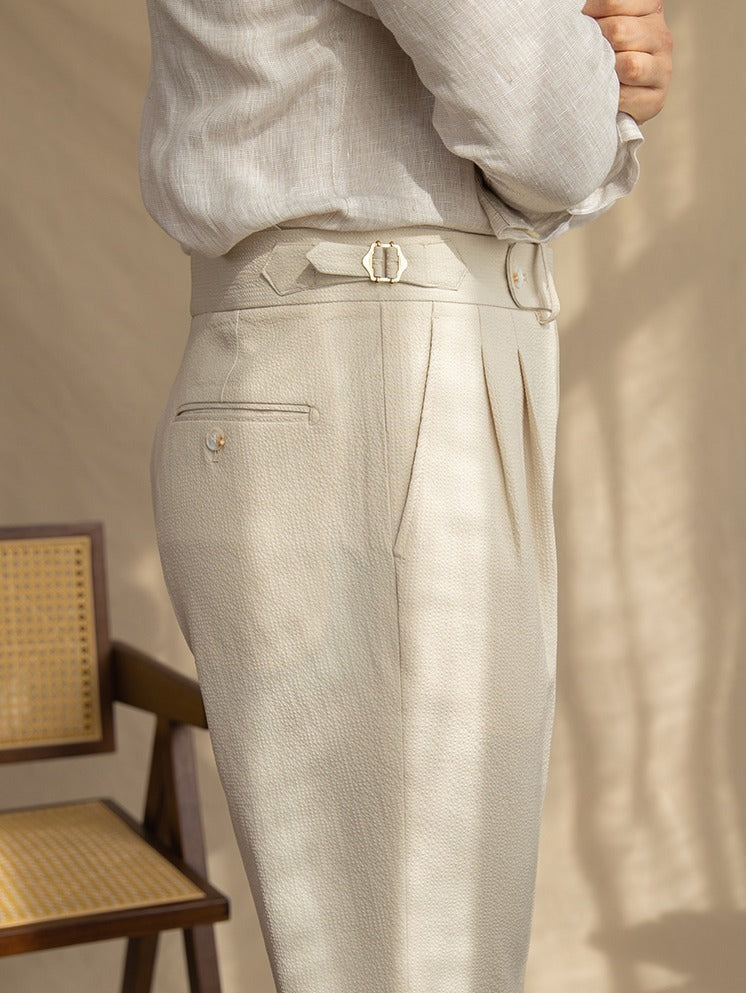 Monte Carlo Seersucker Trousers