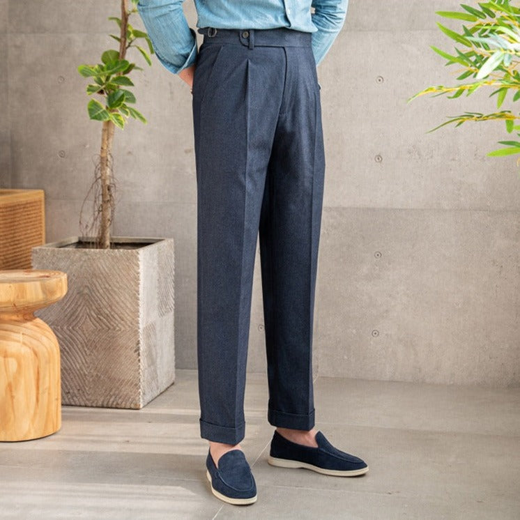 Palma Cotton Twill Trousers