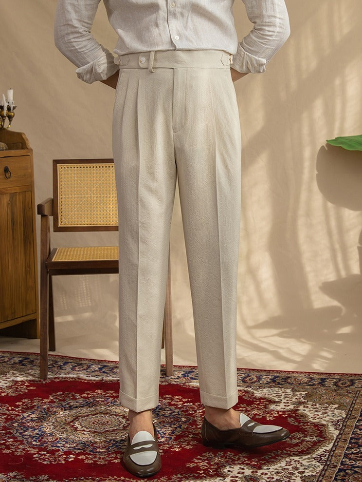 Monte Carlo Seersucker Trousers