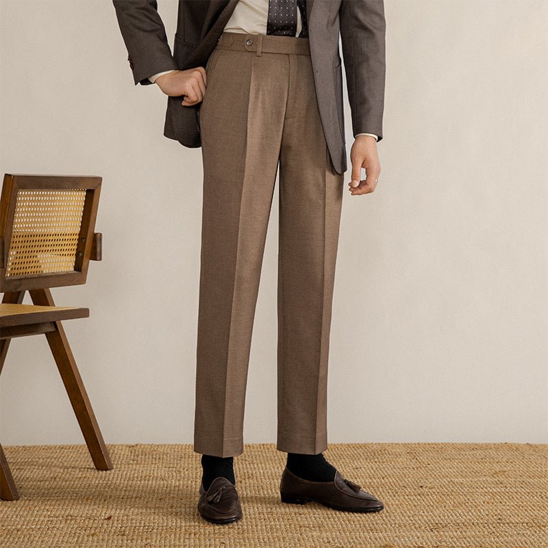 Brunello Herringbone Trousers